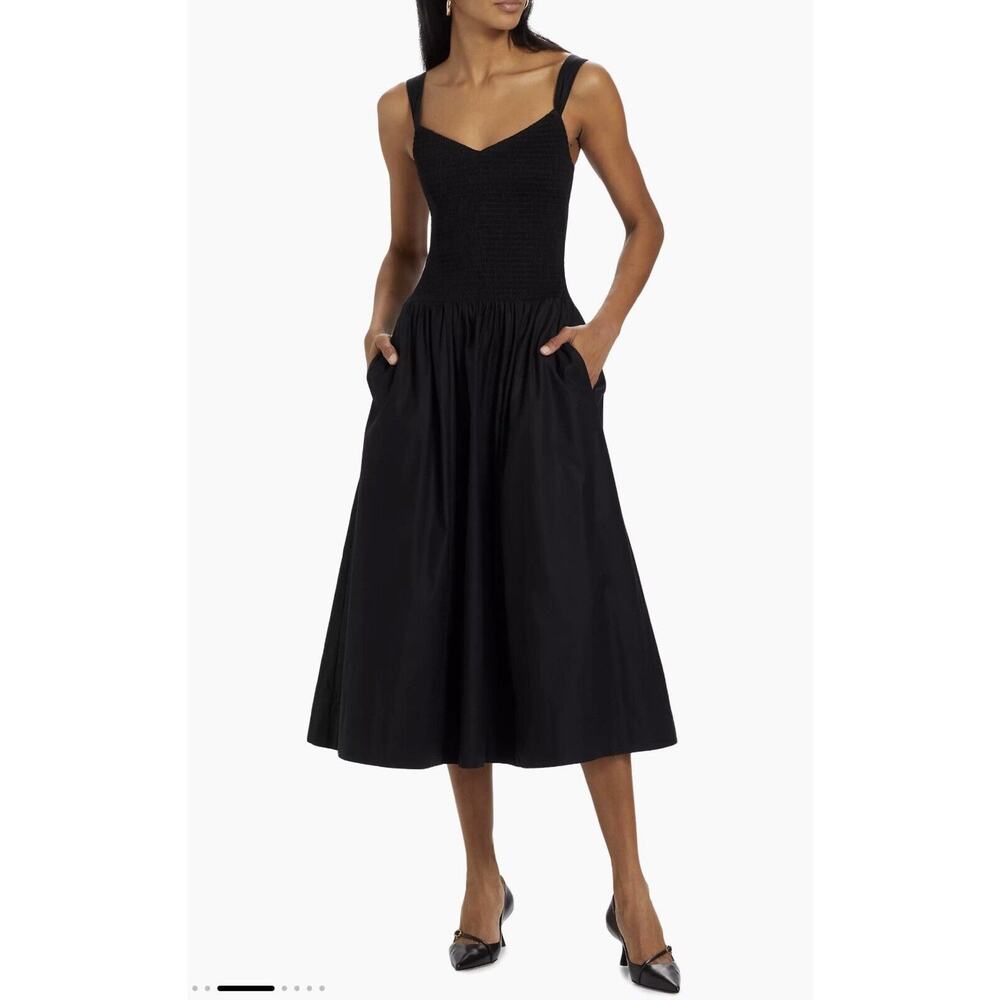 Reformation Sariah Fit & Flare Midi-Dress SIZE 6 - Picture 2 of 8